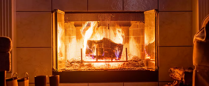 Mendota Hearth Landscape Fireplace Installation in Deltona, Florida