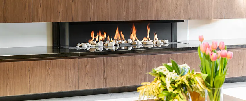 Double-height Fireplace Design Refurbishment in Deltona, Florida