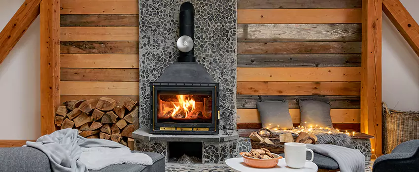Thelin Hearth Products Direct Vent Gas Stove Fireplace Inspection in Deltona, Florida